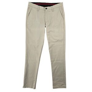 Kenneth Cole NEW 34x32 Awear-Tech Chino Pants Mens Khaki Performance Slim